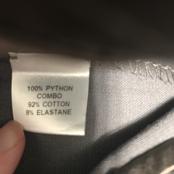 Kaufmanfranco Python-Front Cropped Pants - Picture 7 of 16